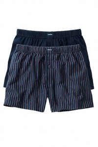 2-er Pack Boxershorts, uni und gestreift, von Ceceba.