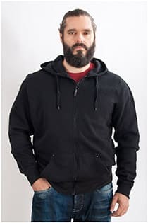 Fleecejacke mit Kapuze von Rockford.