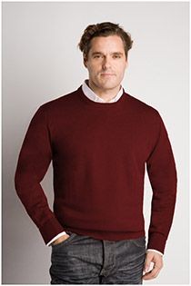 Extra lange Wollpullover von Plus Man