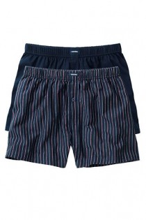 2-er Pack Boxershorts, uni und gestreift, von Ceceba.