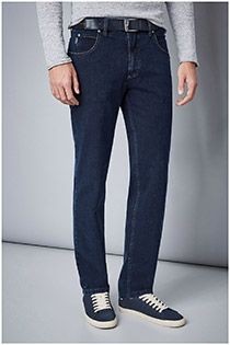 Überlange 5-Pocket-Jeanshose mit Stretch von Pionier.