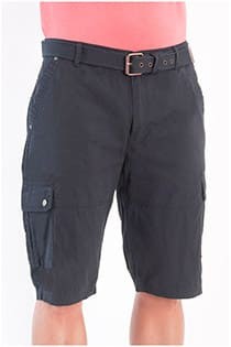 Cargo Bermudashorts mit Gürtel von Koyote.