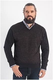 Wollpullover mit V-Ausschnitt von Monte Carlo.