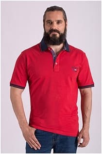 Piqué Kurzarm-Polohemd von Redfield.