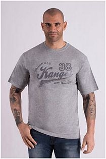 ANGEBOT: Kurzarm-T-Shirt aus Baumwolle von Kangol