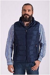 Bodywarmer mit Reißverschluss von Plus Man.