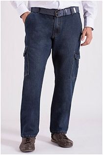 Jeanshose mit Cargotaschen von Koyote.