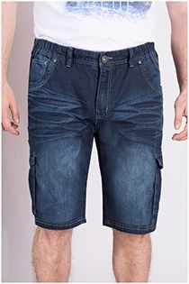 5-Pocket-Bermudajeans von Replika.