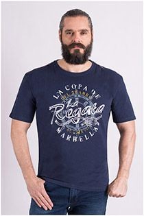 Kurzarm-T-Shirt aus Baumwolle von Redfield.