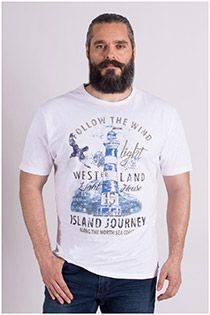 Kurzarm-T-Shirt von Kitaro.
