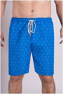Bedruckte Badehose aus Mikrofaser von Kangol.