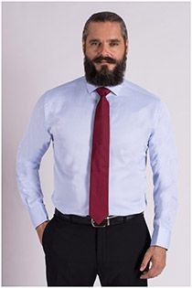 Uni Dresshemd von Plus Man, EXTRA LANG.