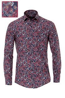 Casamoda Langarm-Oberhemd mit Paisley-Print