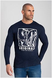 Jack & Jones Langarm-T-Shirt.