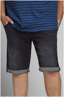 Black denim 5-pocket Short von Jack & Jones