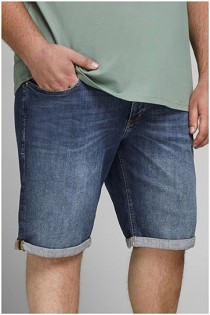 Elastische 5-Pocket Jeans Bermuda von Jack & Jones