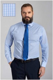 Kariertes Dress-Shirt von Plusman.