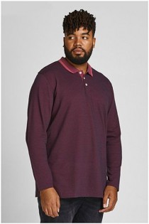 Langarm-Pique-Polo von Jack & Jones