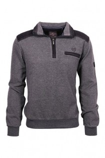 Baumwoll-Langarm-Polo von Monte Carlo.