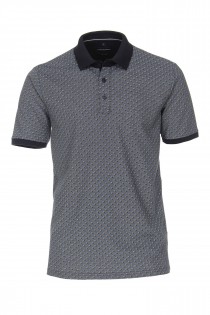 Allover-Print-Polo von Casamoda.