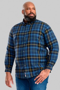 Kariertes Flanellhemd von D555.