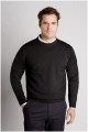 Rundhals- Wollpullover von Plusman