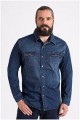 Langarm-Jeanshemd mit Stretch im Westernstil von Koyote.