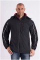 Softshelljacke mit Kapuze von KAM Jeanswear.