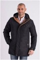 Gefütterter extra langer Parka von KAM Jeanswear.