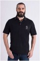 Uni elastisches Kurzarm-Polohemd von Hajo.