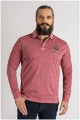 Langarm-Polohemd im Vintage-Look von Kitaro.
