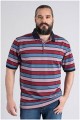 Elastisches, gestreiftes Kurzarm-Polohemd von Hajo