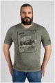 Kurzarm-T-Shirt im Washed-Look von Kitaro