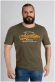 Kurzarm-T-Shirt mit Brustprint von Kitaro.