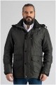 Gefütterte Jacke mit Kapuze von Canson