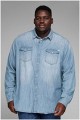Jeansoberhemd von Jack & Jones.