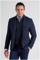 Extra lange elastische Jacke mit abnehmbarem Einsatz