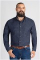 Langärmliges Microrib-Shirt von GCM Originals.