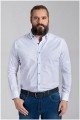 Langarmhemd mit Allover-Print von Plusman