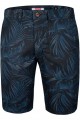 Elastische Shorts mit Allover-Print von D555.