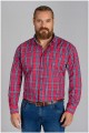 Kariertes Langarmshirt von Plusman.