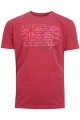 Redfield Kurzarm-T-Shirt mit Aufdruck auf der Brust.