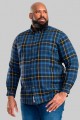 Extra langes Flanellhemd von D555